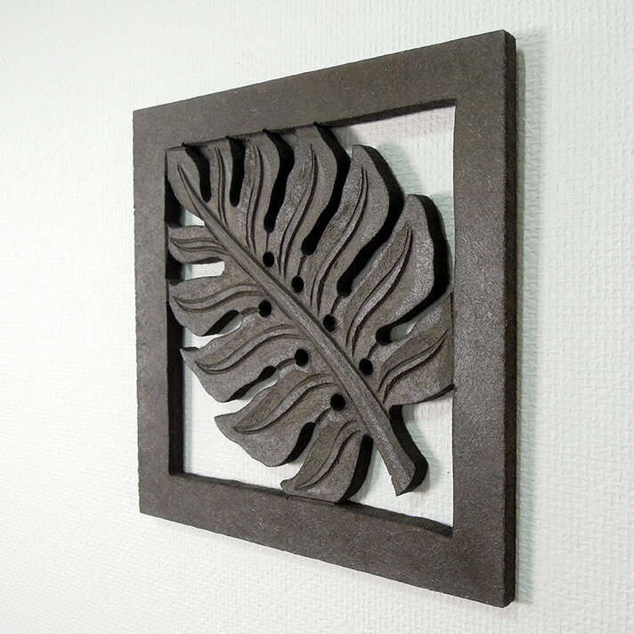 アジアン ウッドレリーフ バリ 20×20cm...の紹介画像3