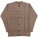新品 24AW RIPVANWINKLE Random Carde ニット カーディガン 【サイズ:L】 キャメル RB-619 カシミヤ混 リップヴァンウインクル メンズ 5F19/A06181/KANU27/HM/SYM(4)