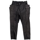 美品 22SS RIPVANWINKLE レザーパンツ 【サイズ：L】 ブラック LEATHER JERSEY JODHPUR PANTS リップヴァンウインクル メンズ 5CH/D03386/GAPR27/HM/SYM