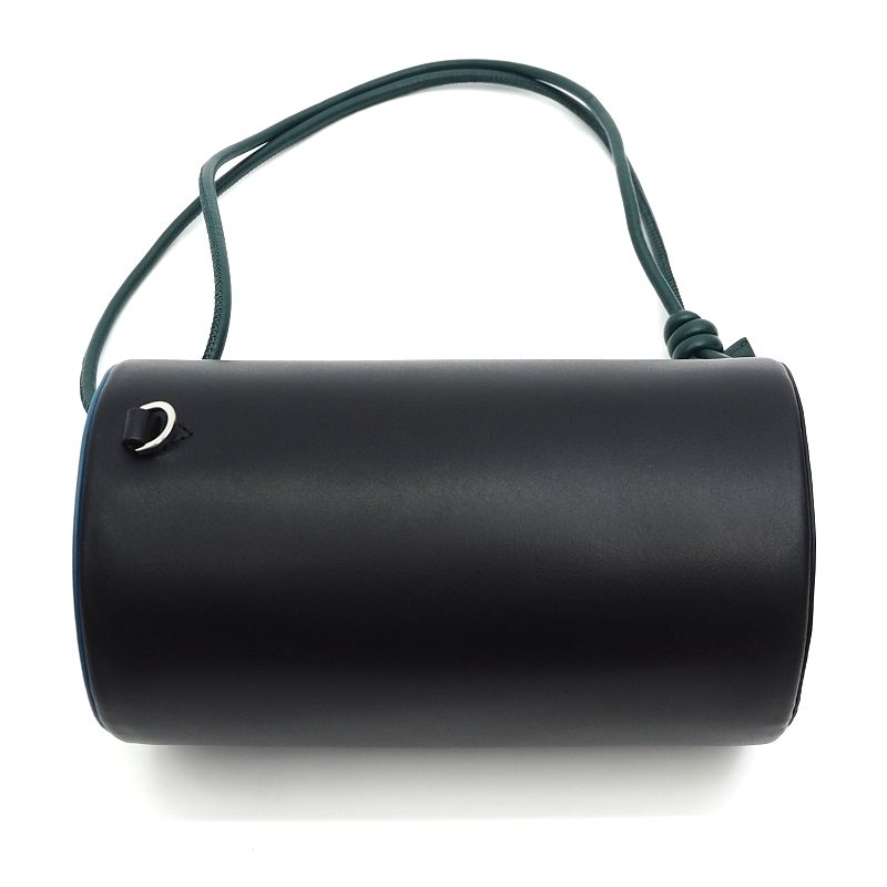 未使用品 Paul Smith シリンダーダッフル レザーショルダーバッグ ブラック APU061 3WAY ポールスミス レディース 5MLB3/I05157/JEPT14/HM