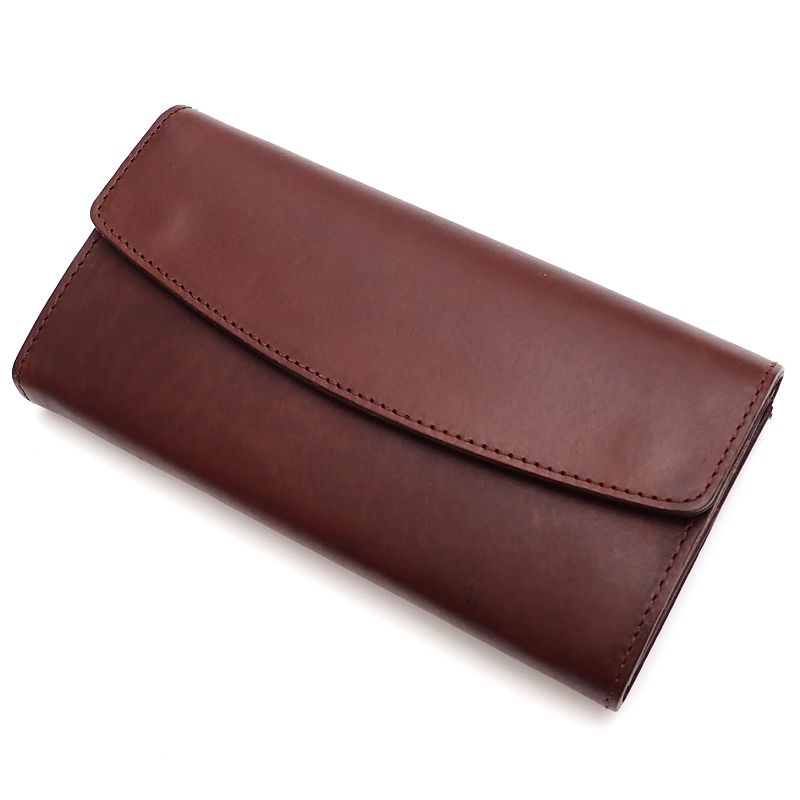 未使用品 NOMADOI レザーウォレット 長財布 ブラウン 日本製 ノマドイ メンズ 5WLCB2/B05189NR62/JYAM03/HM