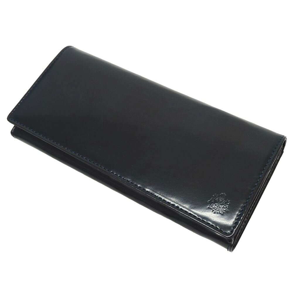 乐天商城 - 未使用品 Dubeige レザーウォレット 長財布 ネイビー パティーヌ調 ドゥベージュ メンズ 5WL/E07396/LUN02/HM/RR/SYM