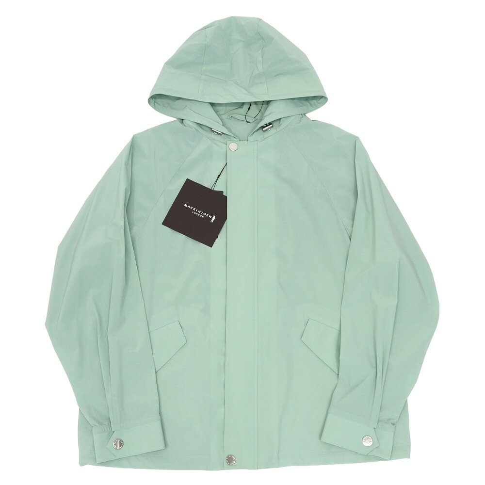 Rakuten - 新品 25SS MACKINTOSH LONDON ストレッチナイロン フーデットブルゾン 【サイズ：40】 パラキートグリーン 定価79200円 G1F31001 ジャケット FEATHER-TECH PAC FLEX NYLON はっ水 軽い着心地 マッキントッシュ メンズ 5WHC/C07182/LAR17/HM/RR