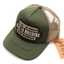 デウス 新品 23SS DEUS EX MACHINA キャップ 【サイズ：ONE SIZE】 OLIVE COMBO DMP237772 GRIP TAPE TRUCKER CAP デウスエクスマキナ メンズ 5P3/D0564S/JPRI05/HM/SYM