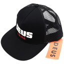 デウス 新品 23SS DEUS EX MACHINA キャップ 【サイズ：ONE SIZE】 ブラック DMP237775 AKIN TRUCKER デウスエクスマキナ メンズ 3P3/D0573S/JPRI10/HM/SYM