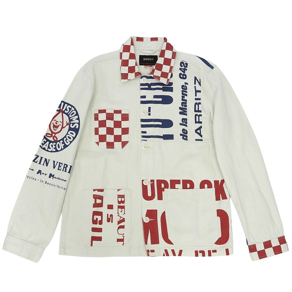 Rakuten - 未使用品 DEUS EX MACHINA Fragile Work Chore ジャケット 【サイズ：L】 Multi DMP246242 デウスエクスマキナ メンズ 3WHB/D07234/LPR15/HM/RR