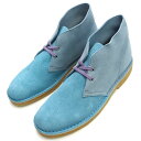 新品 21SS CLARKS ORIGINAL × LEVI 039 S VINTAGE CLOTHING レザーブーツ 【サイズ：UK9】 Pale Blue Desert Boot LVC クラークス オリジナル リーバイス メンズ 5L/K02459/FNOV29/SYM/HM