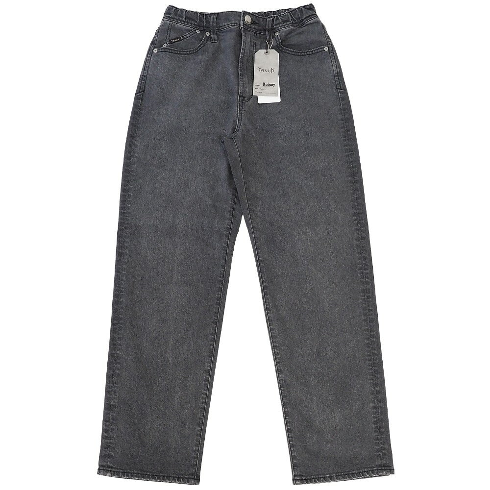 新品 YANUK Roomy ワイドストレート デニム パンツ 【サイズ：M】 グレー 定価34100円 57251014 ヤヌーク メンズ 7C1/D07584/LAY02/HM/..