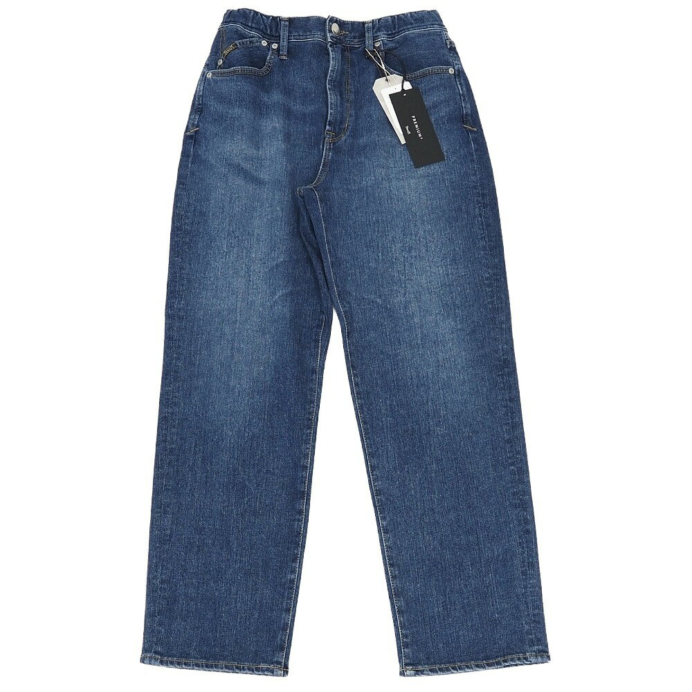乐天商城 - 新品 YANUK ROOMY デニム パンツ 【サイズ：S】 ブルー 定価40700円 57251003 日本製 プレミアムスクエアード ワイドストレート ヤヌーク メンズ 5N3/F0715S/LUN05/HM/RR