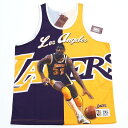 新品 Mitchell&Ness マジックジョンソン タンクトップ 【サイズ：2XL】 パープル×イエロー NBA ロサンゼルスレイカーズ ミッチェルアンドネス メンズ 5F19/D04397/HMAY13/SYM/HM