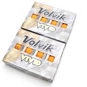 新品 Volvik VIVID ゴルフボール 2ダース(24球) オレンジ ボルビック メンズ 5CH/K04180E(2)/JARC29/HM/SYM