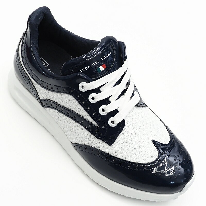 新品 DUCA DEL COSMA ゴルフシューズ スパイクレス 【サイズ：36(23cm)】 ネイビー...