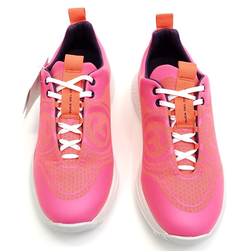 未使用品 DUCA DEL COSMA Wildcat ゴルフシューズ スパイクレス 【サイズ：36】 ピンク デュカデルコスマ レディース 5L/L05287/KEBR01/HM