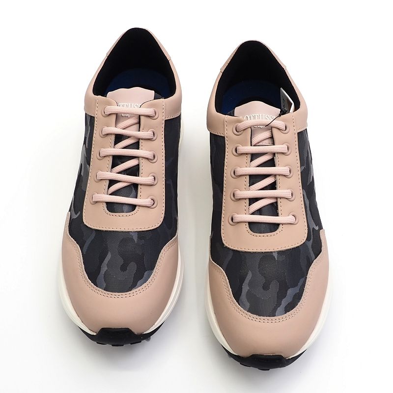 新品 LOTTUSSE Golf ゴルフシューズ スパイク 【サイズ：36】 ピンクベージュ/グレーカモフラージュ S0523 ロトゥセ ゴルフ レディース 5G/L05262/KANU16/HM/SYM