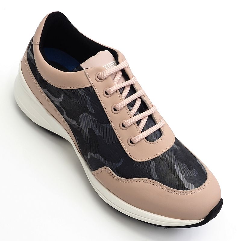 新品 LOTTUSSE Golf ゴルフシューズ スパイク 【サイズ：36】 ピンクベージュ/グレ...