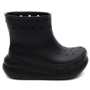 未使用品 crocs CRUSH BOOT ブーツ 【サイズ:M5 W7(23cm)】 ブラック 207946 厚底 防水 クロックス レディース 5L/H06685/KEP04/HM