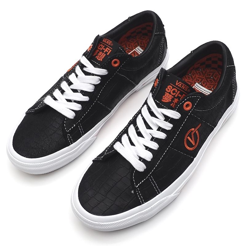 未使用品 VANS SKATEBOARDING × SCI-FI FANTASY レザースニーカー  ブラック バンズ サイエンスファンタジー メンズ 5L/A05168VL10/HEBR19/HM/SYM
