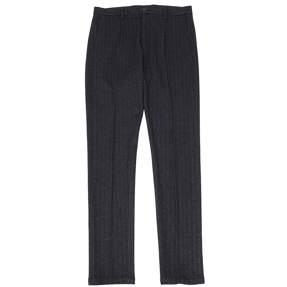Rakuten - 美品 ESTNATION ニット イージーパンツ 【サイズ：L】 ブラック/グレー エストネーション メンズ 5F25/L06177/KEC16/LP/RR/SYM