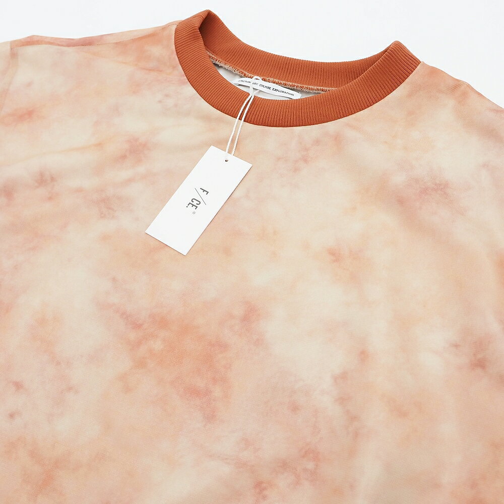 未使用品 F/CE. タイダイメッシュ プルオーバー 【サイズ：L】 オレンジ エフシーイー メンズ 5F18/E06472/KUN30/HM