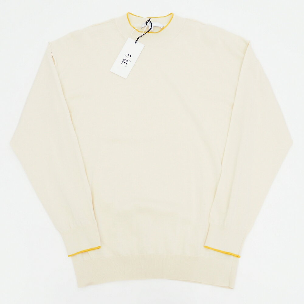 新品 F/CE. WASHABLE HIGHGAGE KNIT ニット 【サイズ：M】 ベージュ F2101FCMKN0006 日本製 エフシーイー メンズ 5F16/E06354/KUL01/HM