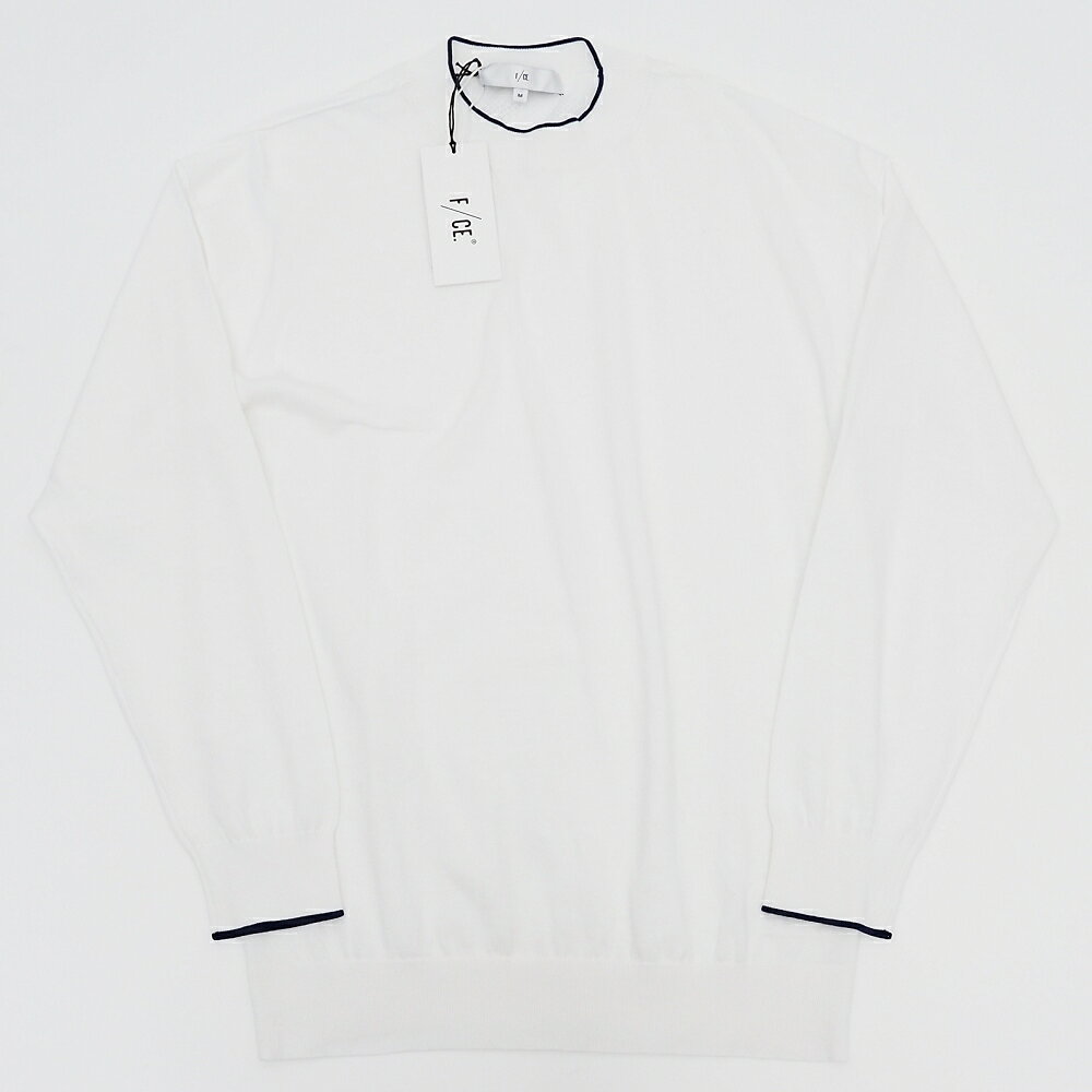 樂天商城 - 新品 F/CE. WASHABLE HIGHGAGE KNIT ニット 【サイズ：M】 ホワイト F2101FCMKN0006 日本製 エフシーイー メンズ 5F16/E06355/KUL01/HM/SYM