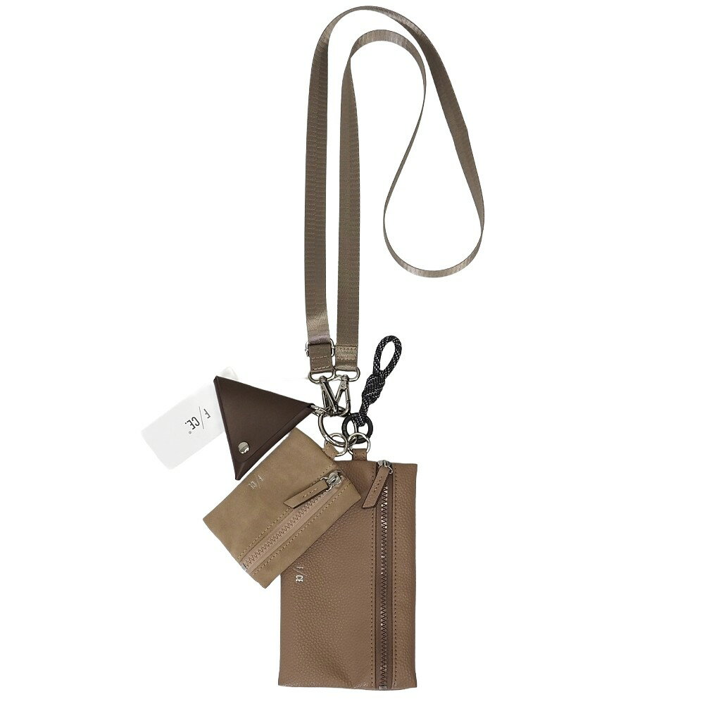Rakuten - 未使用品 F/CE. TECH LEATHER MULTI STRAP マルチストラップバッグ ベージュ FEL37252B0002 コインケース カードケース ミニポーチ メンズ レディース 5MLA/E07279G/LAY27/HM/RR