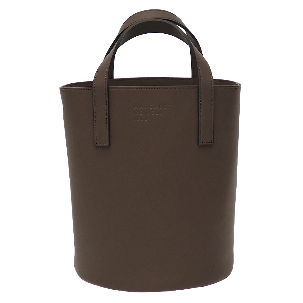 新品 MARGARET HOWELL idea アトリウム 2WAY レザートート モカ 定価39600円 MHLH5RH1 ショルダーバッグ マーガレットハウエル レディース 5L/E07318/LUN02/HM/RR/SYM