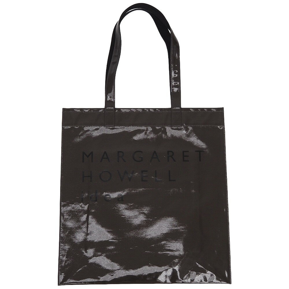 新品 MARGARET HOWELL idea 4Kアジャックス トートバッグ チャコール 日本製 肩掛け可能 マーガレットハウエル レディース 5MLA/K06471/LAN20/LP/RR/SYM