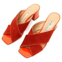 美品 PELLICO レザーサンダル ミュール 【サイズ:37】 オレンジ ペリーコ レディース 5SB/G06132/KUL12/HM/