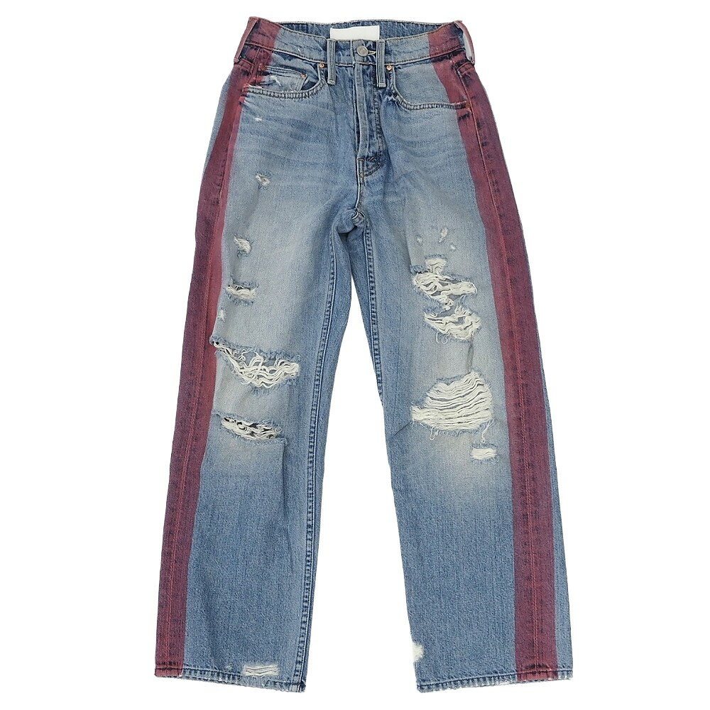 Rakuten - 美品 MOTHER SUPERIOR THE TRASHER デニム パンツ 【サイズ：23】 ライトブルー ロンハーマン購入 マザー レディース 5GHA2/E0755S/LAY14/HM/RR/SYM