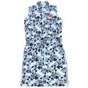 新品 ZOY × Leonard's クールコア ワンピース 【サイズ:38】 水色 UV CUT 冷却効果 ゴルフウエア ゾーイ レナーズベーカリー レディー...