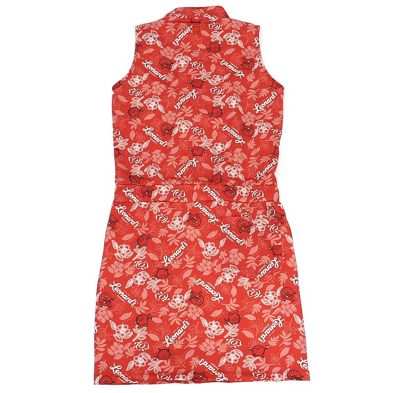 新品 ZOY × Leonard's クールコア ワンピース 【サイズ：40】 レッド UV CUT 冷却...