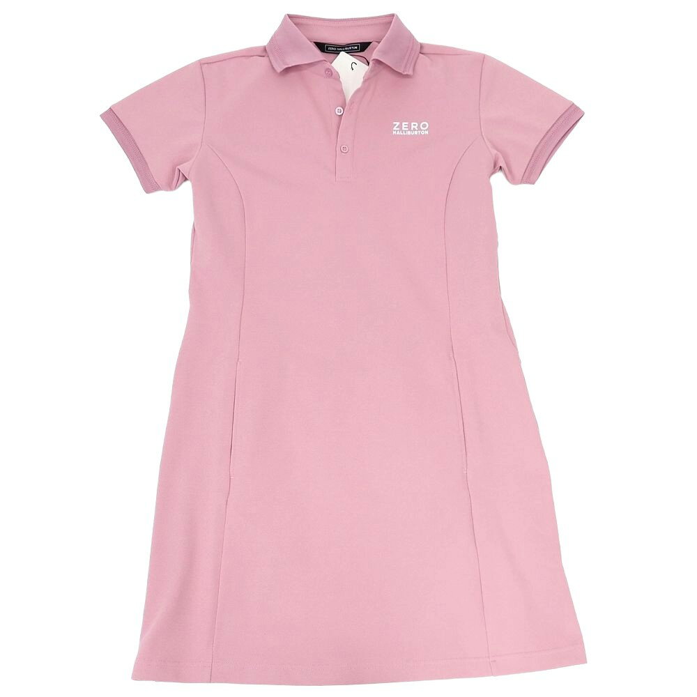 新品 ZERO HALLIBURTON GOLF ワンピース 【サイズ：M】 ピンク 吸汗速乾 UVガード ...