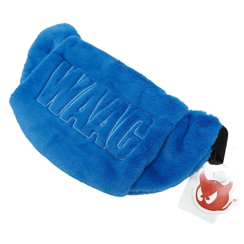 新品 WAAC ウォーム ボディバッグ ブルー ハンドウォーマー ゴルフウエア ワック メンズ レディース 5MLA/A07293/LAN29/HM/RR/SYM