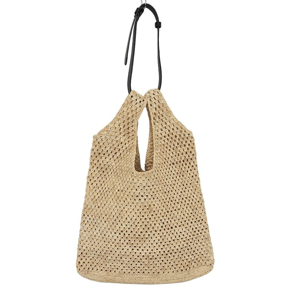 未使用品 MADE IN MADA BAO BAG ハンドバッグ かごバッグ ナチュラル ラフィア/レザー メイドインマダ レディース 5MLA/F07206/LUN17/HM/RR/SYM
