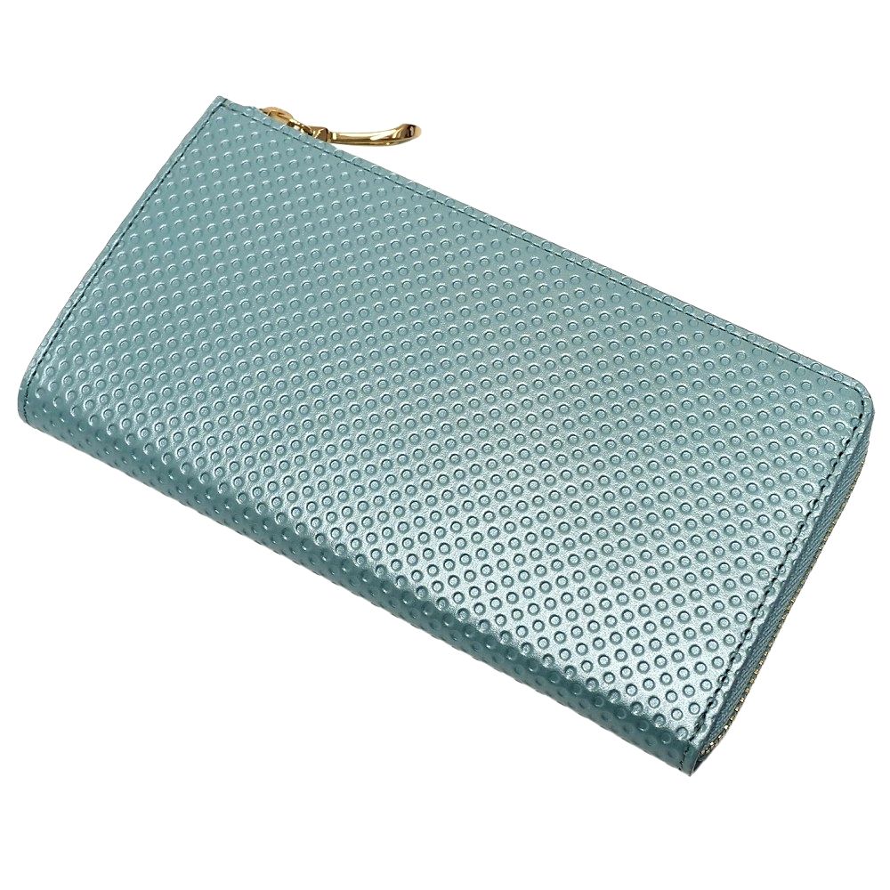 新品 CYPRIS L字ファスナー レザーウォレット 長財布 スカイブルー 高島屋限定 キプリス レディース 5CH/G07103/LUL04/HM/RR/