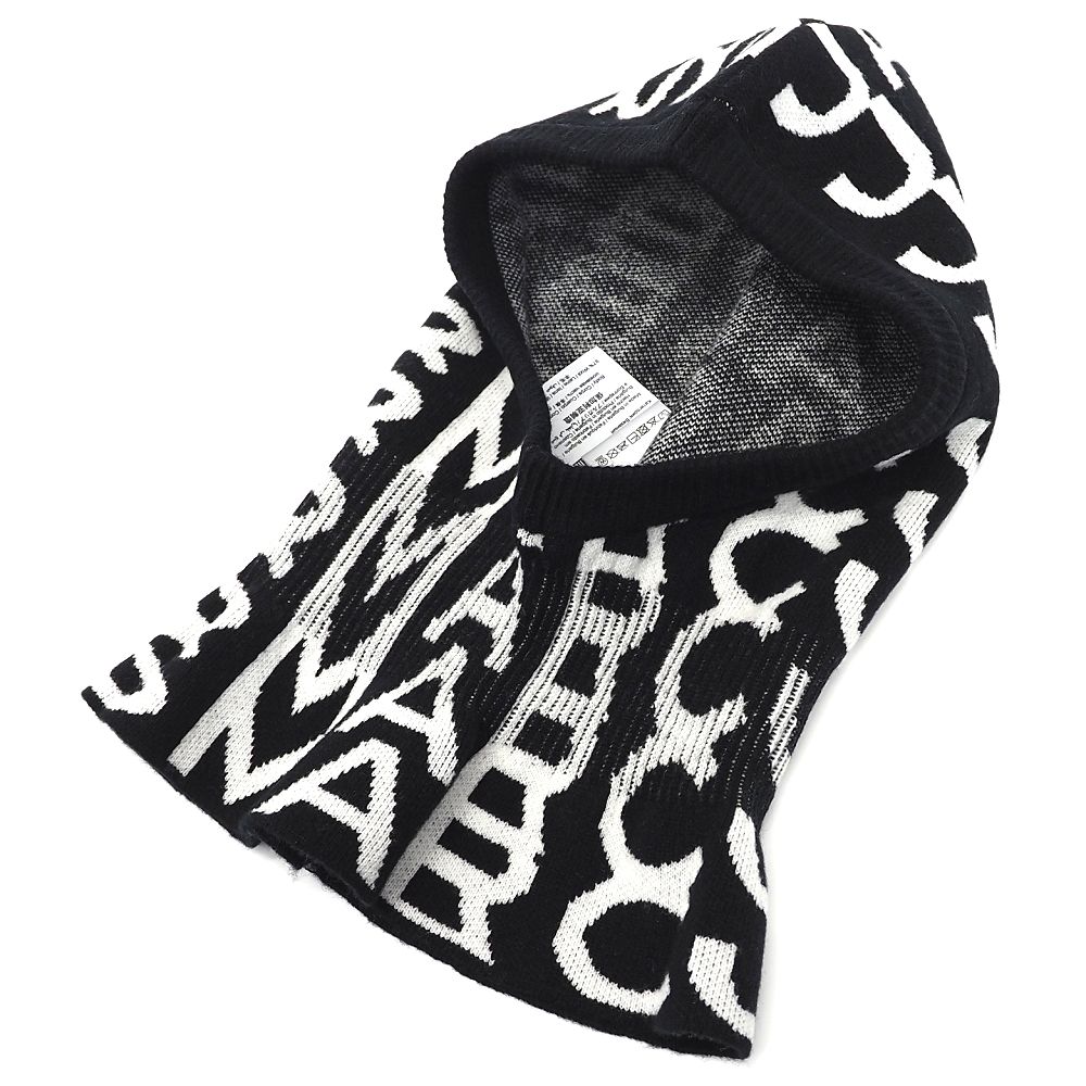 新品 MARC JACOBS ニット バラクラバ 【サイズ：FREE】 ブラック/アイボリー ニットキャップ マークジェイコブス レディース 5Q1/K0651S/KOV04/LP/RR/SYM/HM 3