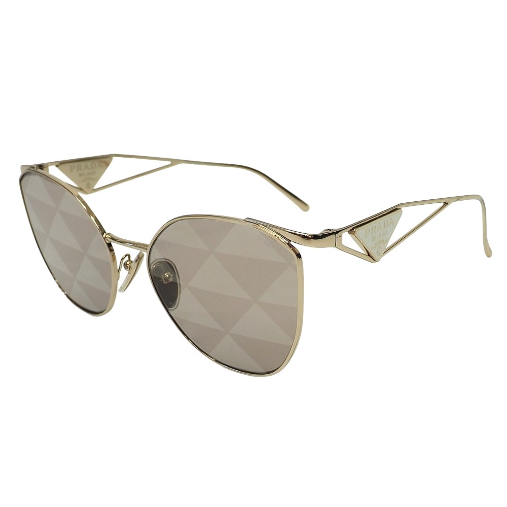 Rakuten - 未使用品 PRADA サングラス 【サイズ：59□19-140】 ゴールド/シルバー PR50ZS-ZVN04T プラダ レディース 5CH/E07117/LAY19/HM/RR/SYM