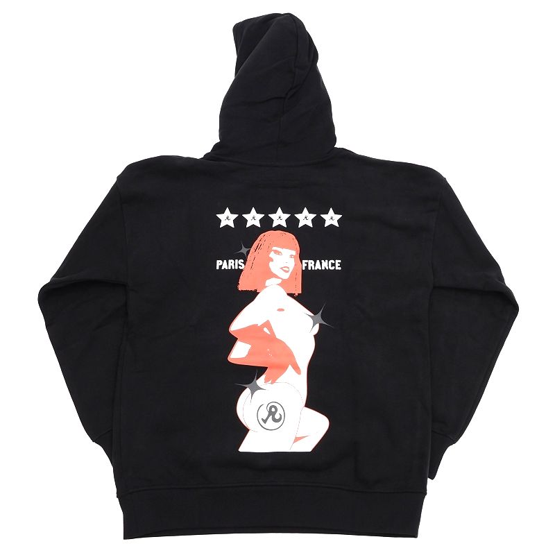 新品 Richardson パーカー 【サイズ：M】 ブラック しっかりしたスウェット生地 リチャードソン メンズ 5N1/J0492S/HCTB06/SYM/HM