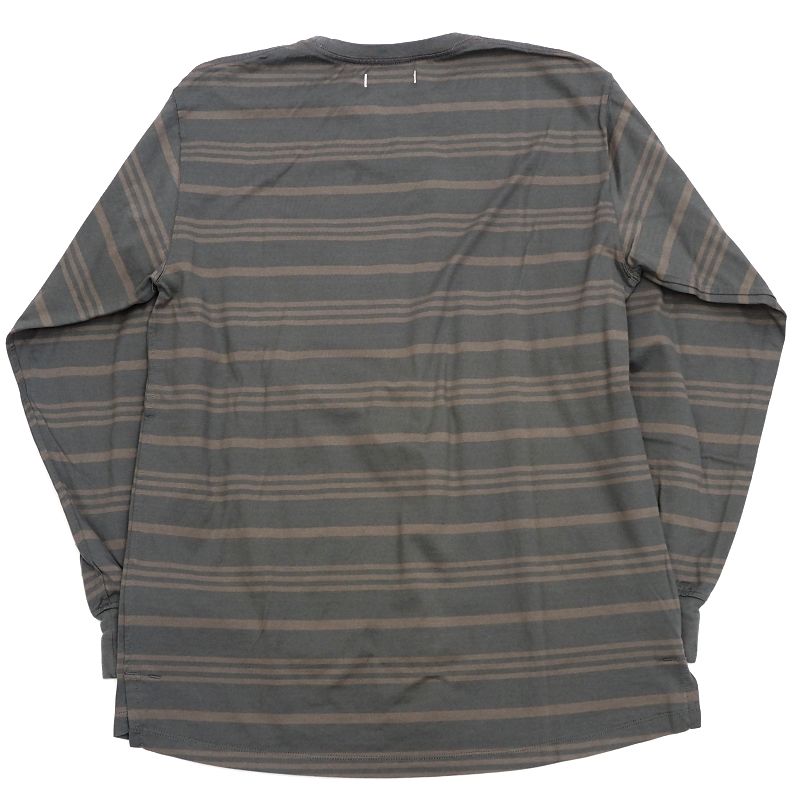 新品 nonnative L/S Tシャツ 【サイズ：1】 CEMENT NN-C4216 DWELLER L/S TEE COTTON JERSEY BORDER ノンネイティブ メンズ 5F5/G05244/JNLY25/HM/