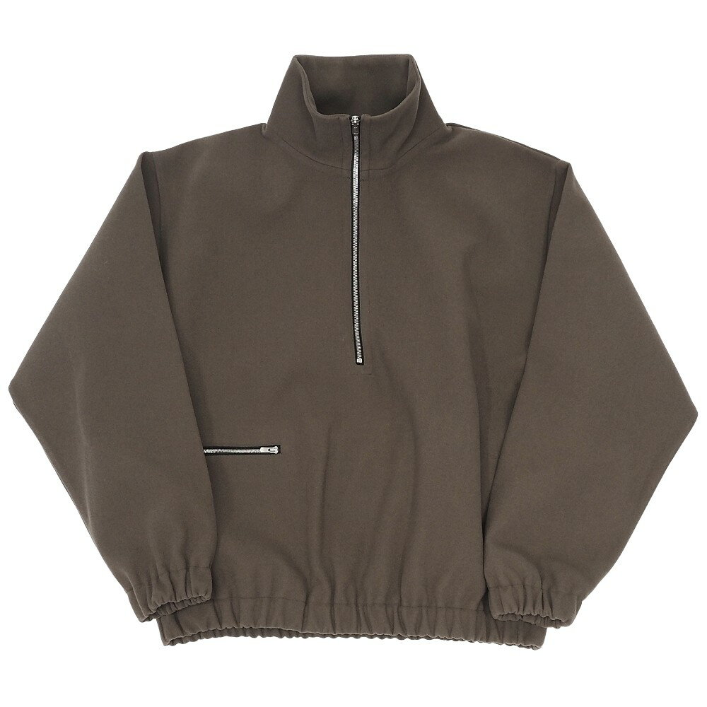 樂天商城 - 新品 COLUMN ハーフジップ プルオーバー 【サイズ：M】 ベージュブラウン 定価36300円 エストネーション コラム メンズ 5WHB/D07518/LAY08/HM/RR/SYM