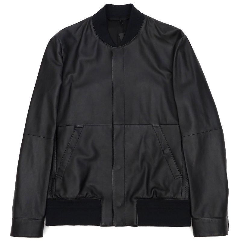 新品 5351 POUR LES HOMMES シープスキン レザージャケット 【サイズ:48】 ブラック 定価165000円 DIRECTOR'S LINE 上質な柔らかいレザー プールオム メンズ 5CH/K03453/GNOV29/HM/SYM