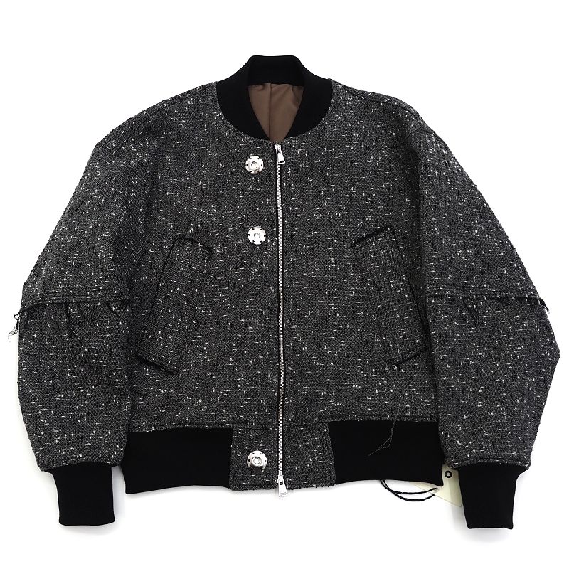 Rakuten - 新品 OUAT META BOMBER ボンバージャケット 【サイズ：3】 MIXED GRAY 定価121000円 O009102JKT オーユ―エーティー メンズ 5WHD/J0533S/JCTB05/HM/SYM/RR