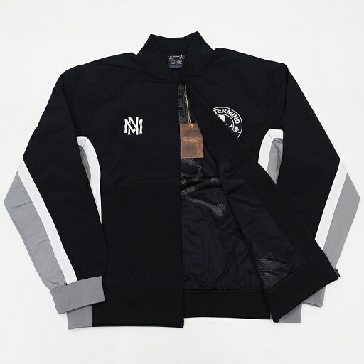 新品 24FW Mitchell&Ness × MASTERMIND WORLD WARM UP JACKET ジャケット 【サイズ:XL】 ブラック/グレー ZF11380-CLBBLCK ミッチェルアンドネス マスターマインド メンズ 5MLD/C06237/KAY19/HM/SYM