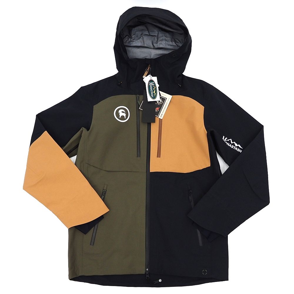 Rakuten - 新品 MANASTASH × Backcountry COTTONWOODS GORE-TEX JACKET ゴアテックス ジャケット 【サイズ：L】 ブラック/カーキ/キャメル ゴアテックス マナスタッシュ バックカントリー メンズ 5WHB/H0656S/KUG05/HM/SYM/LP