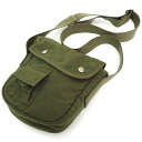 美品 MHL. MARGARET HOWELL ショルダーバッグ カーキ VINTAGE WASHED NYLON エムエイチエル マーガレットハウエル メンズ レディース 5MLB4/E06109/KAY13/HM/SYM(4)