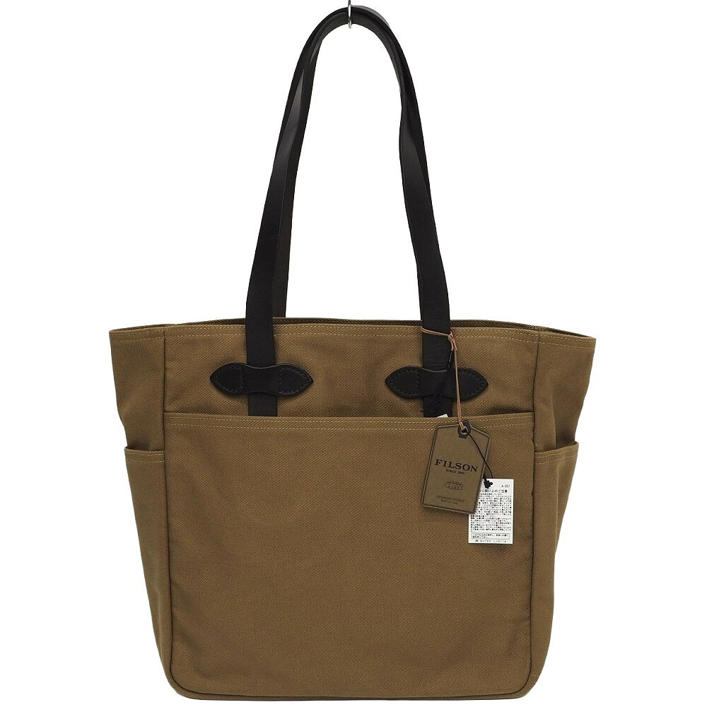 新品 FILSON Tote Bag W/Out Zipper ラギットツイル トートバッグ ベージュ 定価52800円 アメリカ製 フィルソン メンズ 5MLB/D0735S/LPR04/HM/RR/