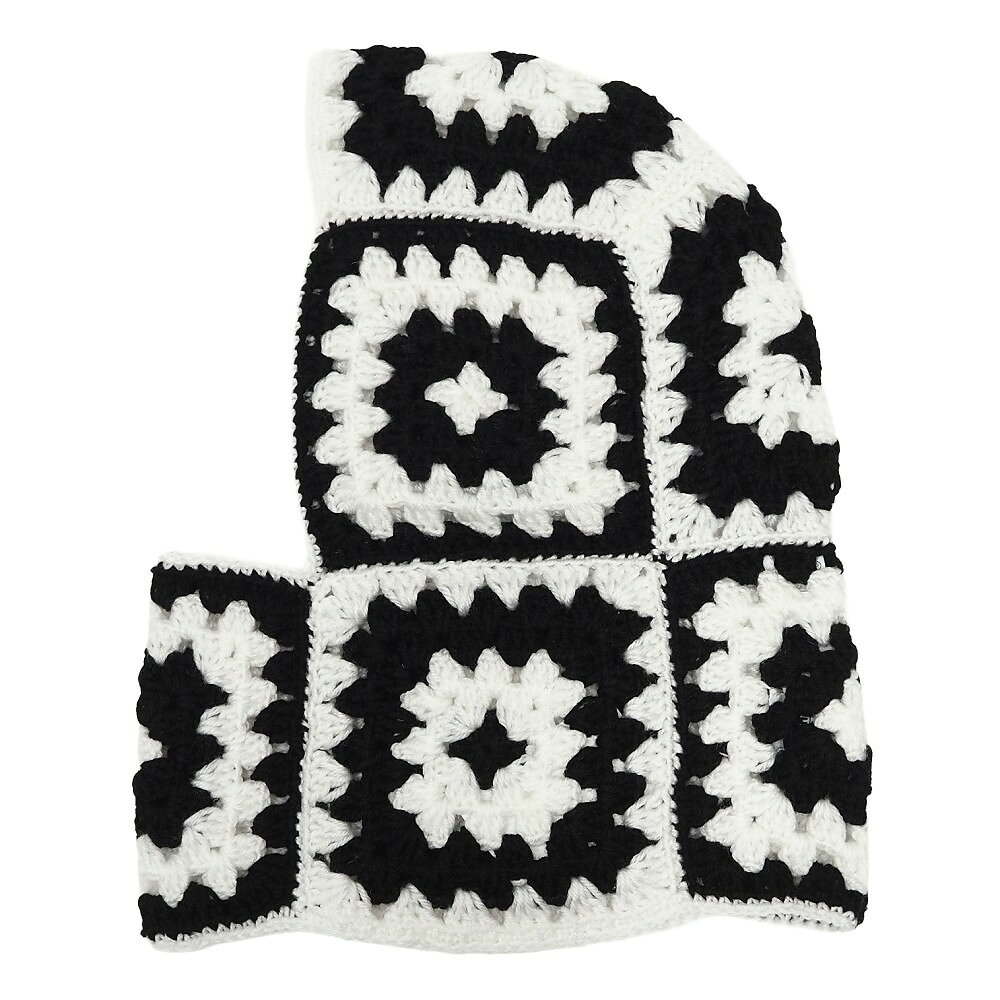 Rakuten - 新品 DISCOVERED CROCHET BALACLAVA クロシェット バラクラバ 【サイズ：FREE】 ホワイト/ブラック ネックウォーマー ニットキャップ DC-AW22-A-03 ディスカバード メンズ 5Q2/L0659S/KEC12/HM/SYM