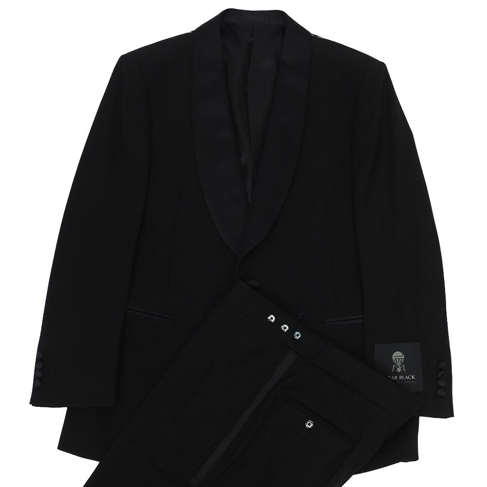 新品 WEAR BLACK TAILORED BY GOTAIRIKU タキシード 【サイズ：34L(AB4)】 ブラック 定価143000円 スーツ 五大陸 メンズ 5WHF/K06146/L..