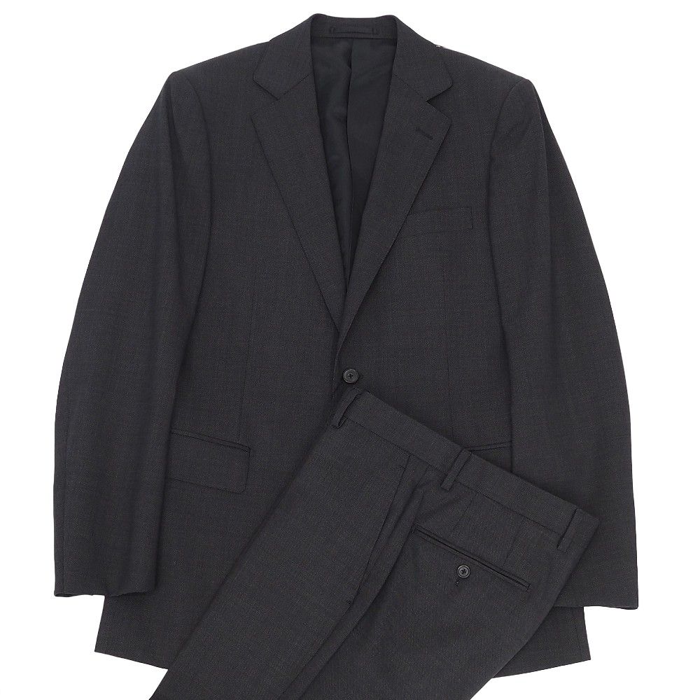 樂天商城 - 新品 gotairiku スーツ 【サイズ：40S(Y7)】 ダークグレー 定価72600円 五大陸 大きいサイズ メンズ 5WHF/D07106/LAY08/SYM